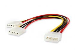 Equip Cable Duplicador IDE Alimentacion ATX Conector Molex 5.25 x2
