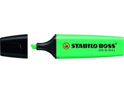 Stabilo Boss 70 Rotulador Marcador Fluorescente - Trazo entre 2 y 5mm - Recargable - Tinta con Base de Agua - Color Turquesa Fluorescente