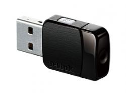 D-Link Adaptador USB WiFi Inalambrico AC600 - Hasta 433Mbps - MU-MIMO - WPS