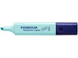 Staedtler Textsurfer Classic 364 Pastel Marcador Fluorescente - Punta Biselada - Trazo entre 1 - 5mm - Tinta con Base de Agua - Color Menta