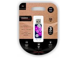 TechOneTech Flower Power Memoria USB 2.0 32GB (Pendrive)