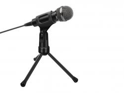 Equip Mini Microfono de Escritorio con Tripode - Boton On/Off - Jack 3.5mm - Cable de 1.80m