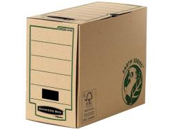 Fellowes Bankers Box Earth Caja de Archivo Definitivo A4 150mm - Montaje Manual - Carton Reciclado Certificacion FSC - Color Marron
