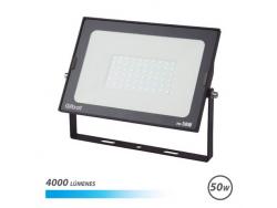 Elbat Foco LED Serie Super Slim 50W 4000lm - 6500K Luz Fria - Apto para Exterior
