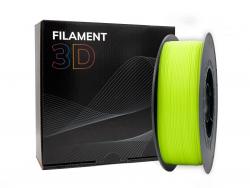 Filamento 3D PLA - Diametro 1.75mm - Bobina 1kg - Color Amarillo Fluorescente