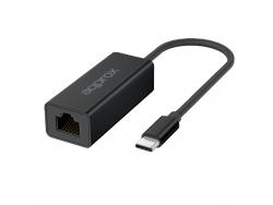 Approx Adaptador USB-C a RJ-45 - Transferencia Rapida hasta 2.5 Gbps - Cable de 17cm