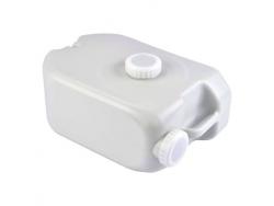 Muvip Baño Portatil - Capacidad 24 Litros - Material de Polietileno de Alta Calidad - Compatible con Inodoros y Lavabos Muvip - Color Blanco