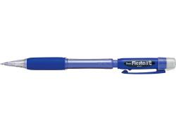 Pentel Fiesta II Portaminas HB 0.7mm con Goma - Incluye 2 Recargas - Grip de Goma - Diseño Ergonomico - Color Azul