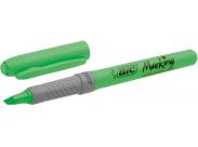 Bic Highlighter Grip Marcador Fluorescente - Tinta Con Base De Agua - Punta Biselada - Trazo Entre 1.60 Y 3.30 Mm - Color Verde