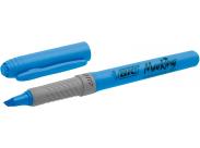 Bic Highlighter Grip Marcador Fluorescente - Tinta Con Base De Agua - Punta Biselada - Trazo Entre 1.60 Y 3.30 Mm - Color Azul