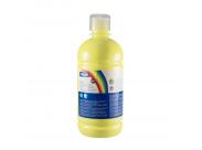 Milan Botella De Tempera - 500Ml - Tapon Dosificador - Secado Rapido - Mezclable - Color Amarillo Limon