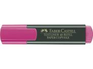 Faber-Castell Rotulador Marcador Fluorescente Textliner 48 - Punta Biselada - Trazo Entre 1.2Mm Y 5Mm - Tinta Con Base De Agua - Color Rosa