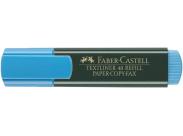 Faber-Castell Rotulador Marcador Fluorescente Textliner 48 - Punta Biselada - Trazo Entre 1.2Mm Y 5Mm - Tinta Con Base De Agua - Color Azul