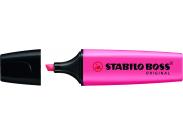 Stabilo Boss 70 Rotulador Marcador Fluorescente - Trazo Entre 2 Y 5Mm - Recargable - Tinta Con Base De Agua - Color Rosa Fluorescente
