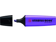 Stabilo Boss 70 Rotulador Marcador Fluorescente - Trazo Entre 2 Y 5Mm - Recargable - Tinta Con Base De Agua - Color Violeta Fluorescente