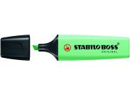 Stabilo Boss 70 Pastel Rotulador Marcador Fluorescente - Trazo Entre 2 Y 5Mm - Recargable - Tinta Con Base De Agua - Color Pizca De Menta