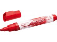 Bic Velleda Liquid Ink Marcador Para Pizarra - Punta Media - Trazo 2.3Mm - Tinta Liquida Con Base De Alcohol - Color Rojo