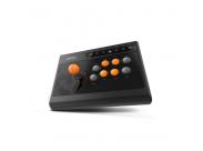 Krom Kumite Mando/Gamepad Arcade Usb - Joystick Y Botones Mecanicos - D-Pad O X/Y Input - Compatible Con Pc, Ps3, Ps4 Y Xbox One - Color Negro
