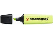 Stabilo Boss 70 Pastel Marcador Fluorescente - Trazo Entre 2 Y 5Mm - Recargable - Tinta Con Base De Agua - Color Chispa De Lima