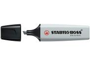 Stabilo Boss 70 Pastel Marcador Fluorescente - Trazo Entre 2 Y 5Mm - Recargable - Tinta Con Base De Agua - Color Gris Polvoriento