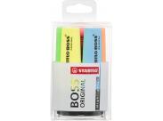 Stabilo Boss 70 Pack De 6 Marcadores Fluorescentes - Trazo Entre 2 Y 5Mm - Recargable - Tinta Con Base De Agua - Colores Surtidos