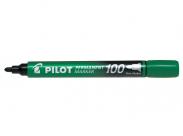 Pilot Rotulador Permanente 100 - Punta Fina De Bala 4,5Mm - Trazo 1Mm - Color Verde