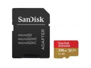 Sandisk Extreme Tarjeta Micro Sdxc 256Gb Uhs-I U3 V30 A2 Clase 10 160Mb/S + Adaptador Sd