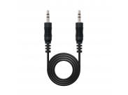 Nanocable Cable Audio Estereo Jack 3.5Mm Macho A Jack 3.5Mm Macho 5M - Color Negro