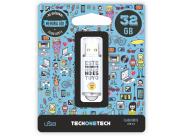 Techonetech Memoria Usb 2.0 32Gb (Pendrive)