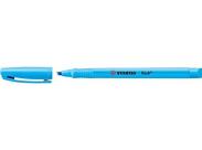 Stabilo Flash Marcador Fluorescente - Tamaño Bolsillo - Trazo De 1 Y 3.5Mm - Tinta Con Base De Agua - Color Azul