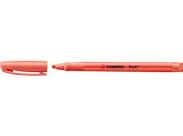Stabilo Flash Marcador Fluorescente - Tamaño Bolsillo - Trazo De 1 Y 3.5Mm - Tinta Con Base De Agua - Color Rojo