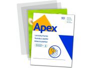 Fellowes Apex Pack De 100 Fundas Para Plastificar A3 - 125 Micras - Acabado Alta Calidad - Transparente