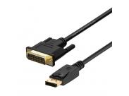 Aisens Cable Conversor Displayport A Dvi - Dp/M-Dvi/M - 2.0M - Color Negro