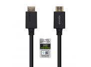 Aisens Cable Hdmi V2.1 Certificado Ultra Alta Velocidad 8K@60Hz 48Gbps - A/M-A/M - 0.5M - Color Negro