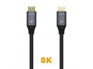 Aisens Cable Hdmi V2.1 Ultra Alta Velocidad 8K@60Hz 48Gbps - A/M-A/M - 3.0M - Color Negro