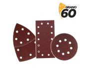Blim Pack De 9 Lijas Con Velcro Para Lijadora Bl0151 - Grano 60 - 3 Formatos