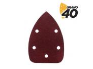 Blim Pack De 10 Lijas Con Velcro Para Lijadora Bl0124 - Grano 40 - Formato Triangular