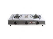 Muvip Serie Strong Cocina De Gas Inox 3 Fuegos - Encendido Piezoelectrico - Quemador De Hierro Fundido Desmontable