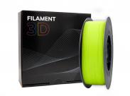Filamento 3D Pla - Diametro 1.75Mm - Bobina 1Kg - Color Amarillo Fluorescente