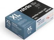 Santex Nitriflex Black Soft Pack De 100 Guantes De Nitrilo Para Examen Talla Xl - 3.5 Gramos - Sin Polvo - Libre De Latex - No Esteriles - Color Negro