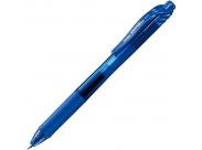 Pentel Energel X Boligrafo De Bola Retractil - Punta 0.7Mm - Trazo 0.35Mm - Tinta Gel - Recargable - Grip De Agarre - 50% De Materiales Reciclados - Color Azul