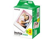 Fujifilm Instax Mini Pack De 2X10 Peliculas De Fotos Instantaneas - Validas Para Todas Las Camaras Mini De Instax - Formato De Impresion (Tamaño De La Imagen: 46X62Mm)