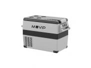Muvip Nevera Portatil De Compresor 45L - Luz Led Interior - Proteccion Bateria Vehiculo - Temperatura -20º/+20º - Conexion 12/24/220V - Consumo 55W - Compresor Silencioso - Color Gris