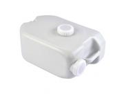 Muvip Baño Portatil - Capacidad 24 Litros - Material De Polietileno De Alta Calidad - Compatible Con Inodoros Y Lavabos Muvip - Color Blanco