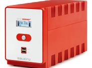Salicru Sps 1200 Soho+ Sistema De Alimentacion Ininterrumpida - Sai/Ups - De 1200 Va Line-Interactive - Doble Cargador Usb - Color Rojo