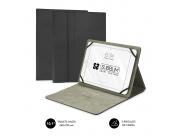 Subblim Clever Stand Case - Funda Universal Para Tablet - Diseño Moderno Y Elegante - Posicion Stand Con 3 Angulos De Vision - Adaptable A Todos Los Modelos De Tablet - Interior Suave Y Aterciopelado - Color Negro