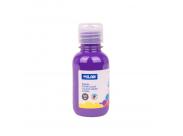 Milan Botella De Tempera 125Ml - Tapon Dosificador - Secado Rapido - Mezclable - Color Violeta