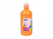 Milan Botella De Tempera 500Ml - Tapon Dosificador - Secado Rapido - Mezclable - Color Naranja
