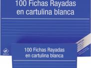 Mariola Pack De 100 Fichas Rayadas Nº4 Para Fichero - Medidas 200X120Mm - Color Blanco