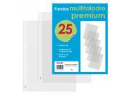 Dohe 25 Fundas Multitaladro Premium Con 16 Perforaciones - Polipropileno Rugoso